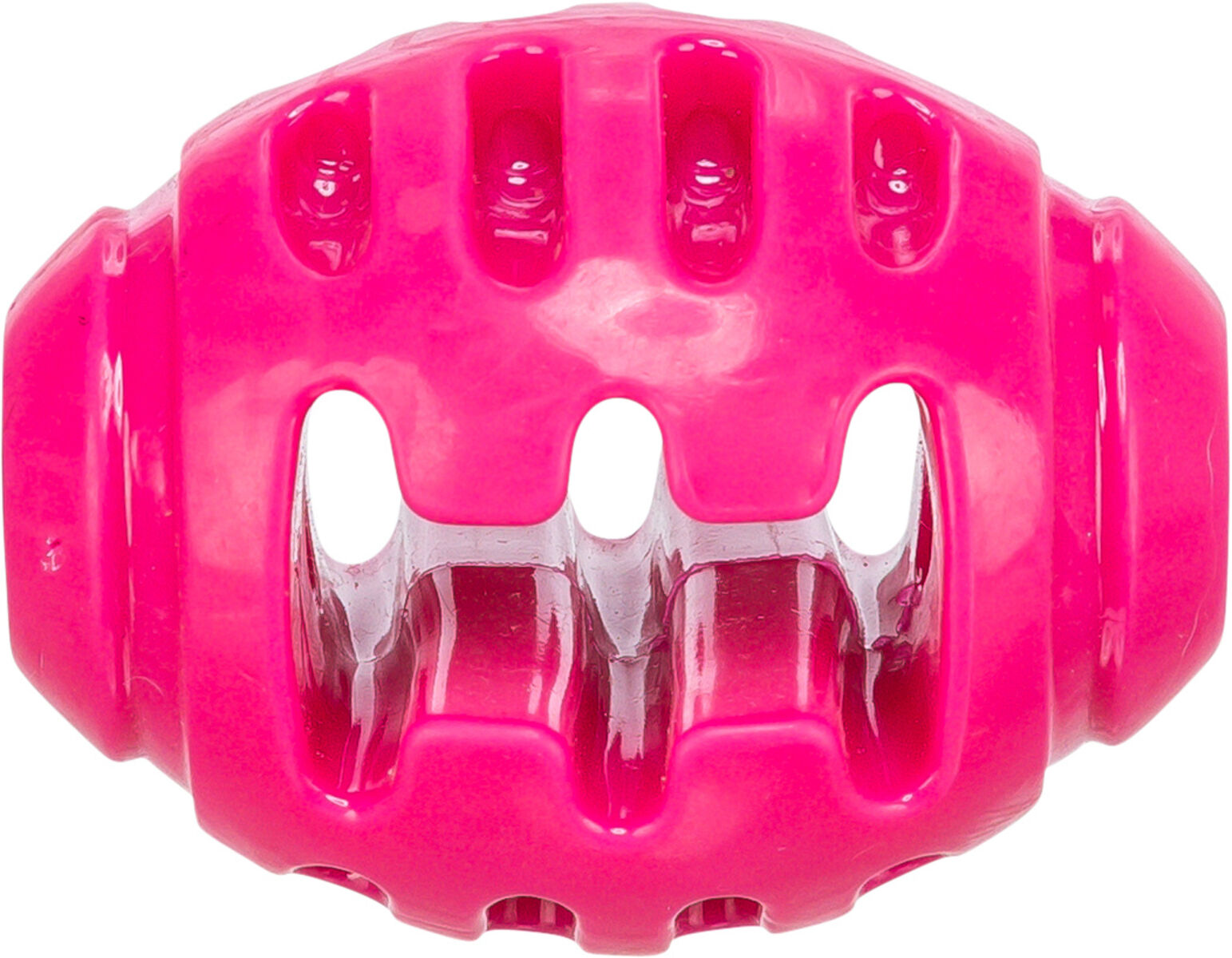 Petshop - Jucarie Pentru Caini, Minge Rugby, TPR, 8.5 cm, Roz