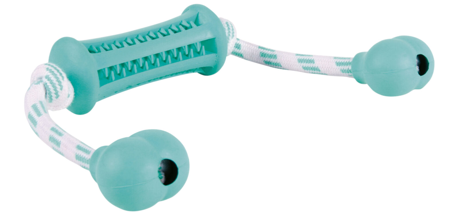 Petshop - Jucarie pentru Caini, Denta Fun, Stick Pe Sfoara, Aroma Menta, Cauciuc, 37 x 9 cm