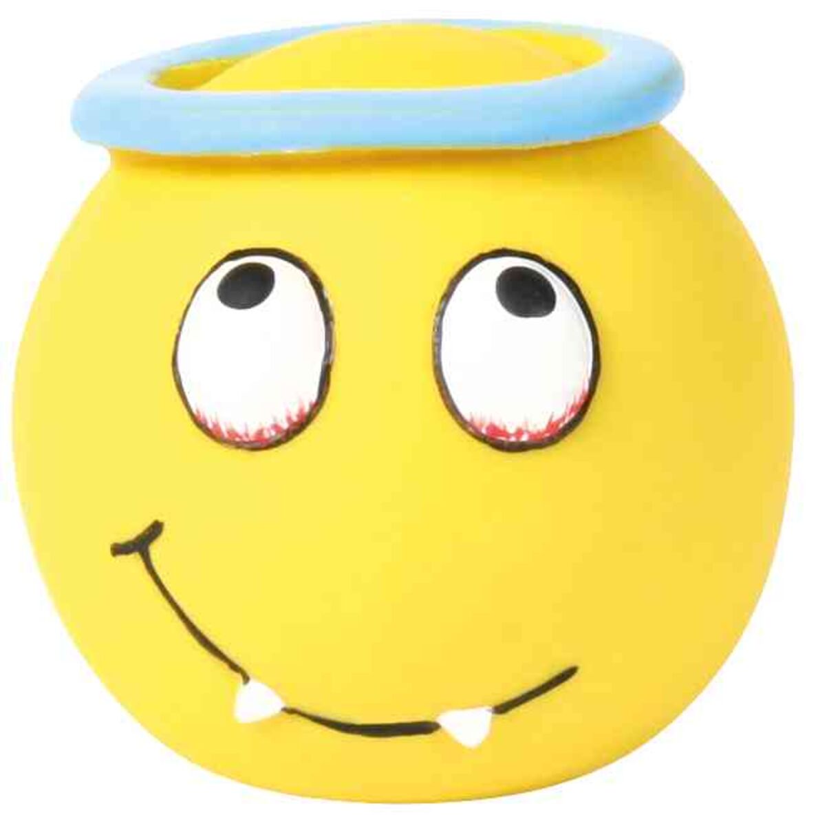 Jucarie Pentru Caini, Minge Smiley, Latex, Cu Sunet, 6 cm, Diverse Modele [1]
