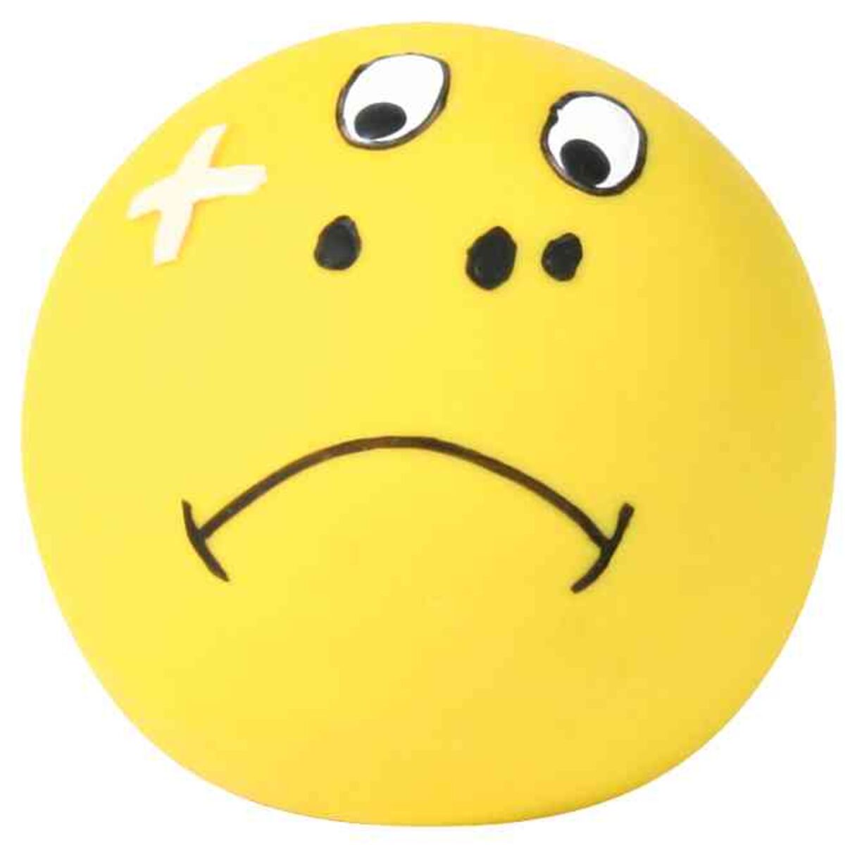 Jucarie Pentru Caini, Minge Smiley, Latex, Cu Sunet, 6 cm, Diverse Modele [2]