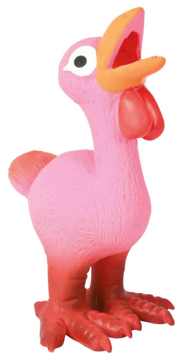 Petshop - Jucarie Pentru Caini, Gaina, Latex, Cu Sunet, 14 cm