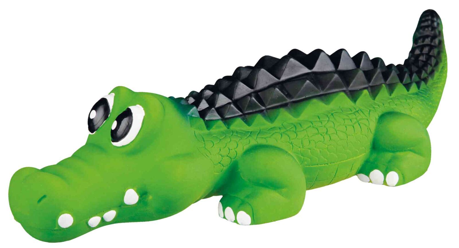 Petshop - Jucarie Pentru Caini, Crocodil, Latex, Cu Sunet, 35 cm, Verde