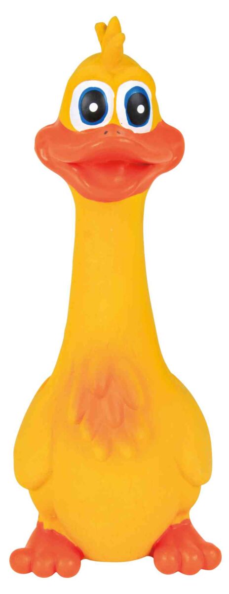 Petshop - Jucarie Pentru Caini, Longie Rata, Latex, Cu Sunet, 18 cm