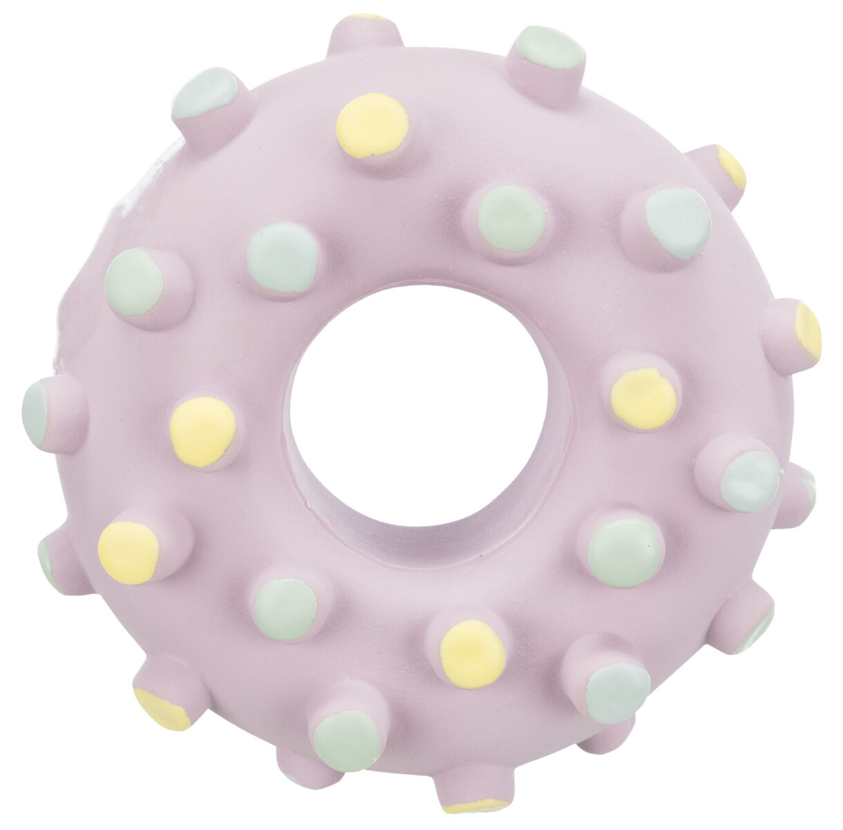 Petshop - Jucarie Pentru Caini, Junior, Mini Inel, Latex, 8 cm, Diverse Culori