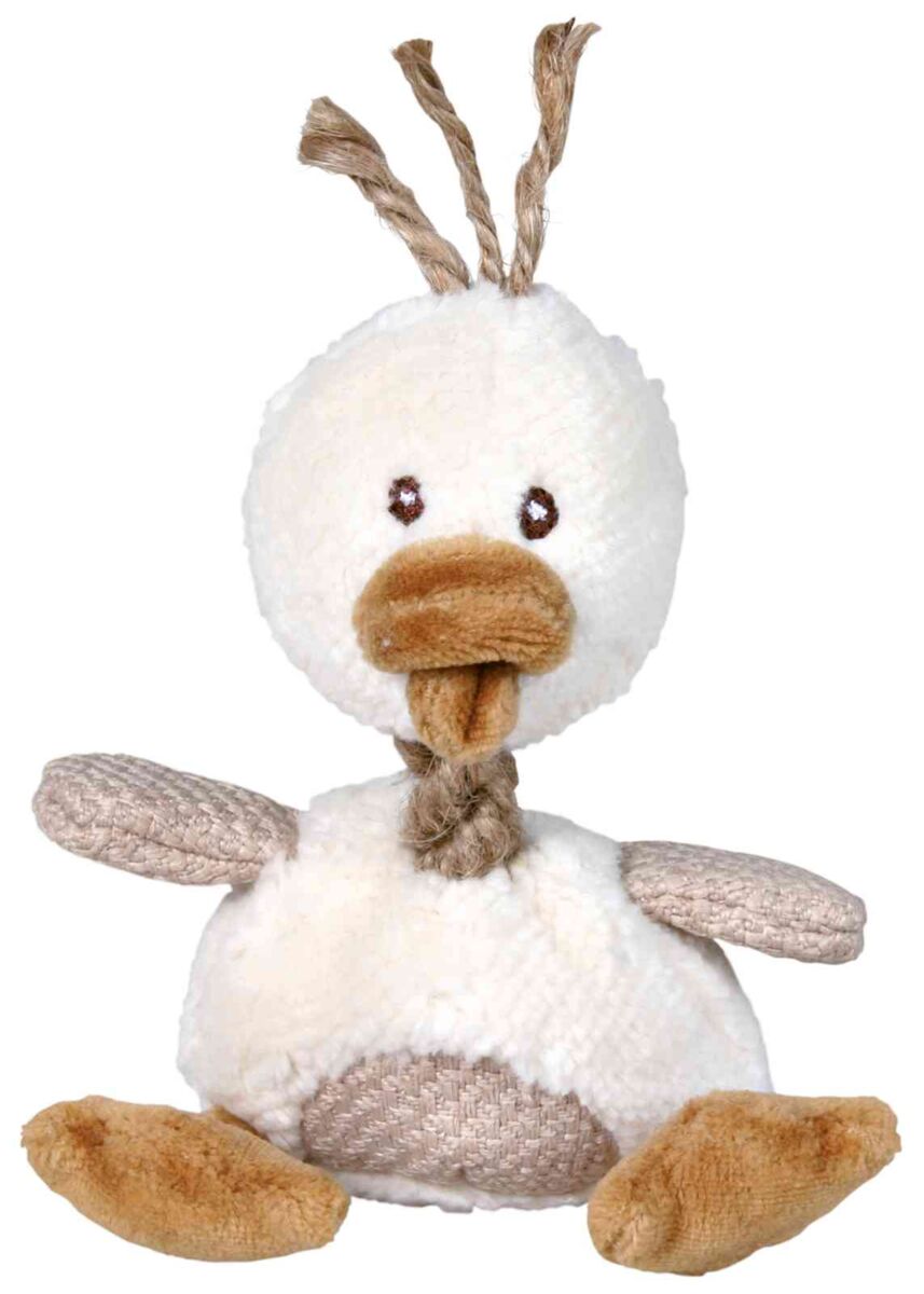 Petshop - Jucarie Pentru Caini, Rata, Plus, Cu Sunet, 15 cm