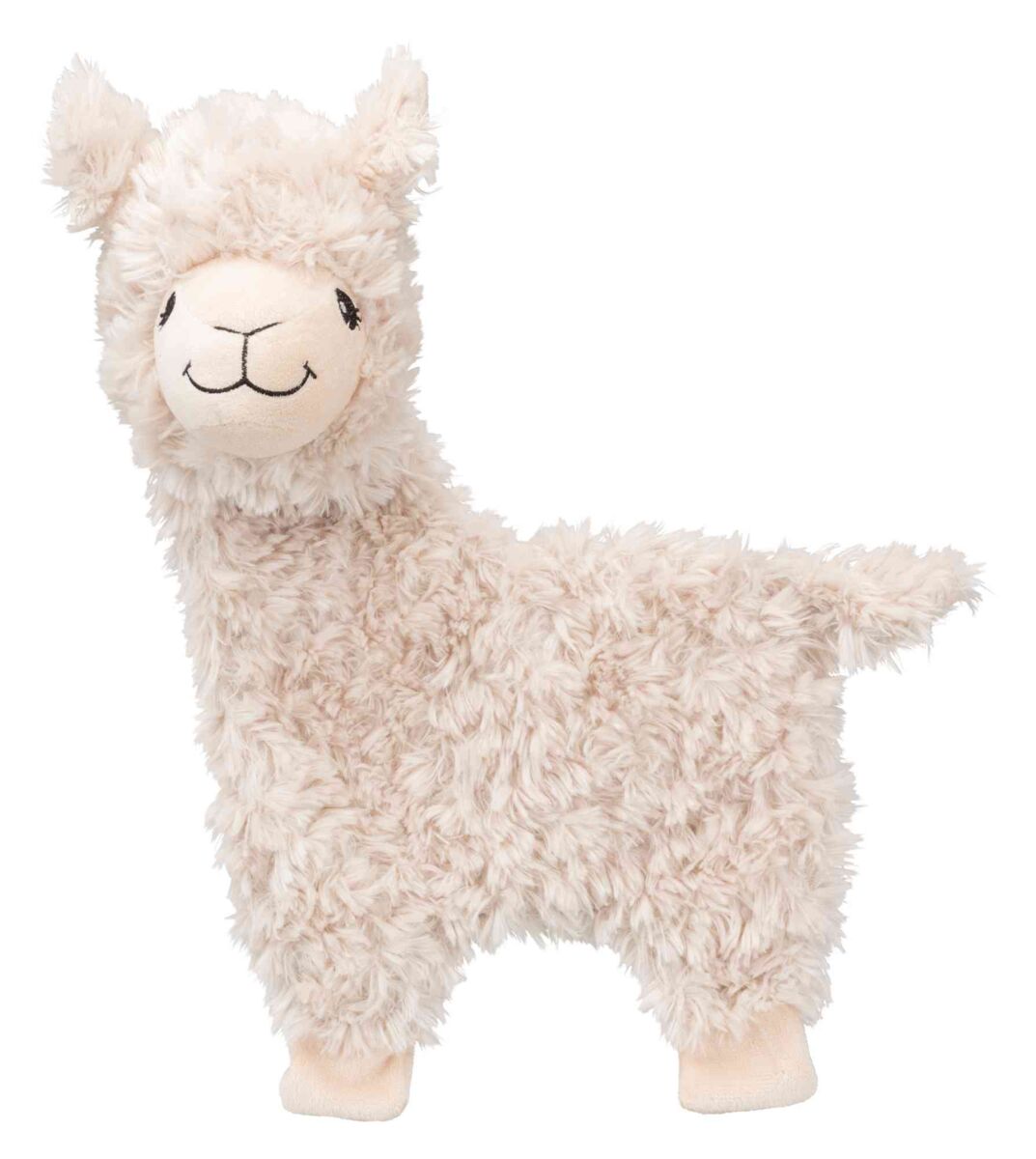 Petshop - Jucarie Pentru Caini, Lama, Plus, Fosnitoare, 40 cm, Alb