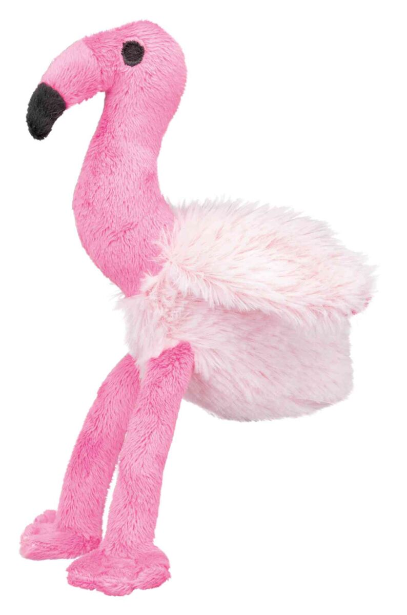 Petshop - Jucarie pentru Caini, Flamingo, Plus, cu Sunet, 35 cm