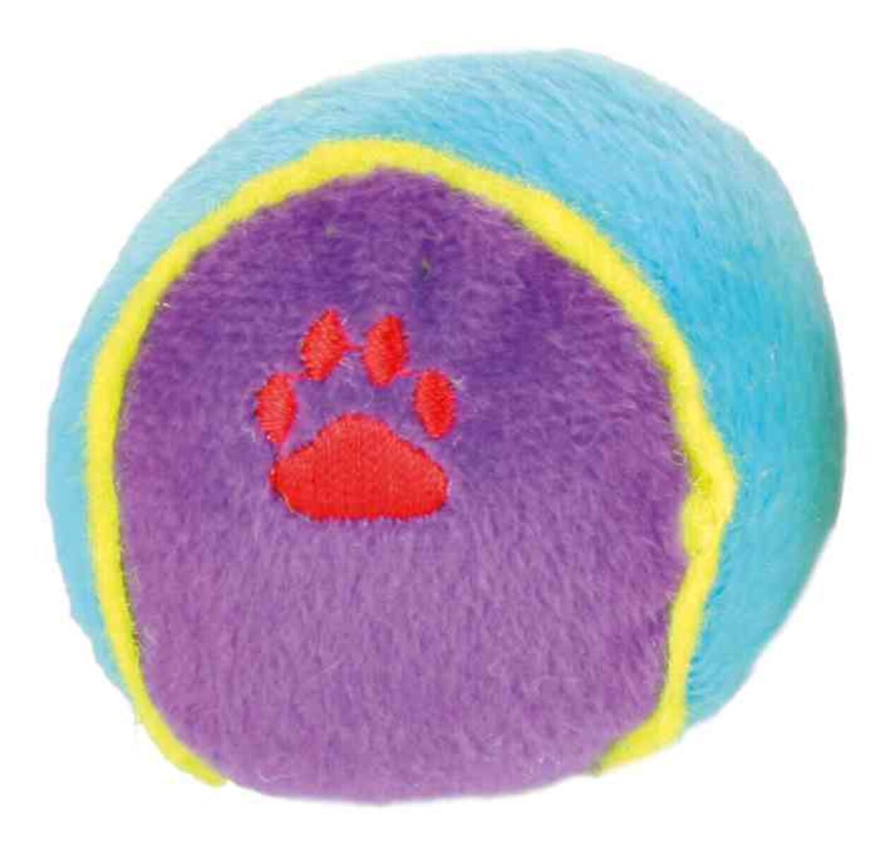 Petshop - Jucarie Pentru Caini, Minge, Plus, Cu Sunet, 6 cm, Diverse Culori