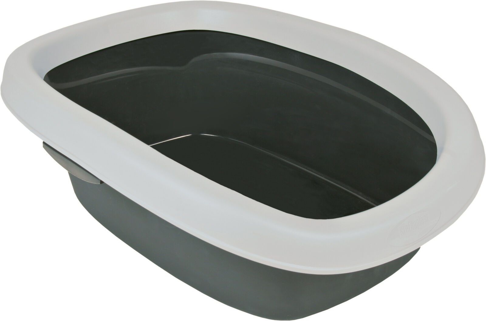 Petshop - Litiera Carlo 1, cu Rama, 31 x 14 x 43 cm, Gri