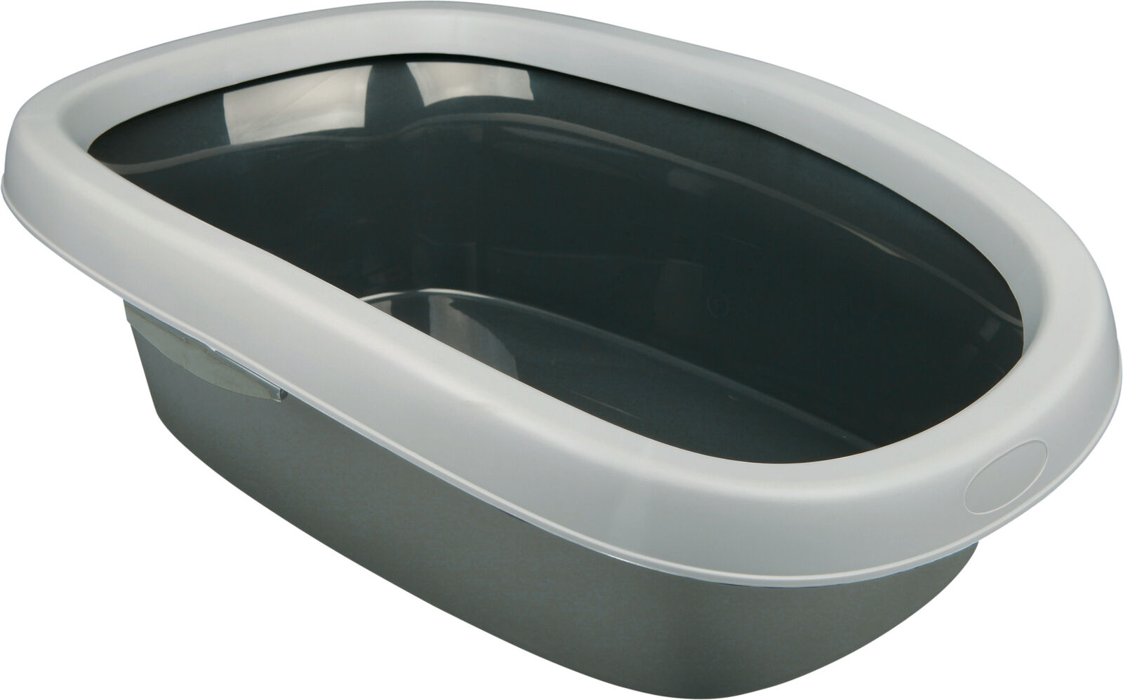 Litiere - Litiera Carlo 2, cu Rama, 39 x 17 x 58 cm, Gri