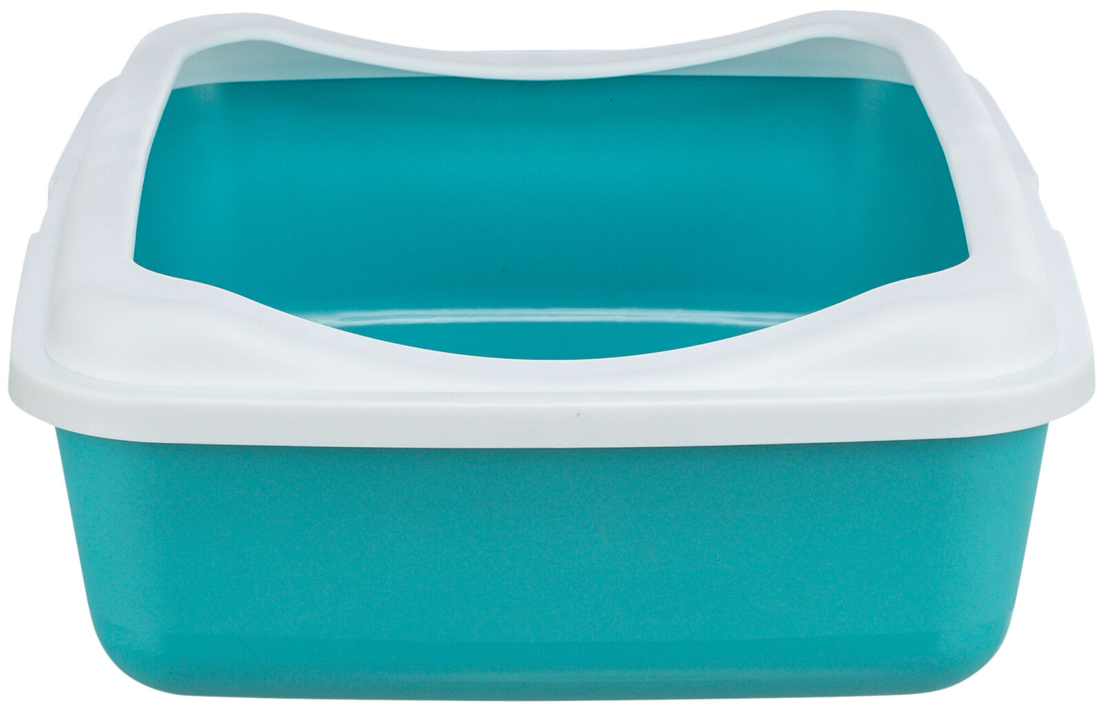 Litiera Classic, Cu Rama, 37 x 15 x 48 cm, Albastru Petrol/Alb [1]