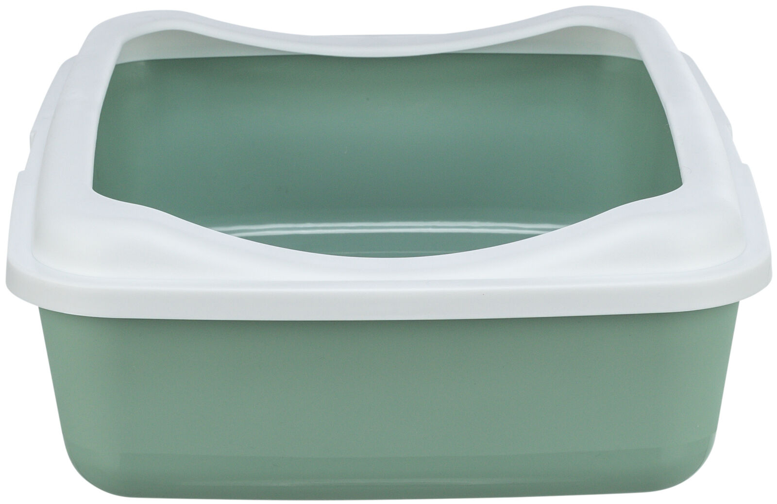 Litiera Classic, cu Rama, 37 x 15 x 48 cm, Verde Salvie/Alb [1]