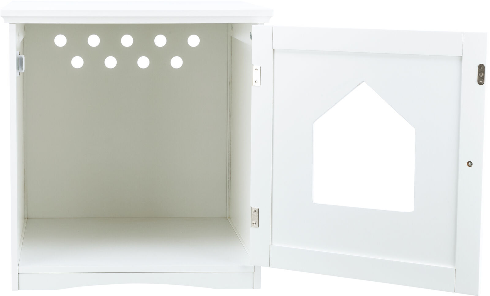 Casuta pentru Litiera, MDF, 49 x 51 x 51 cm, Alb [2]
