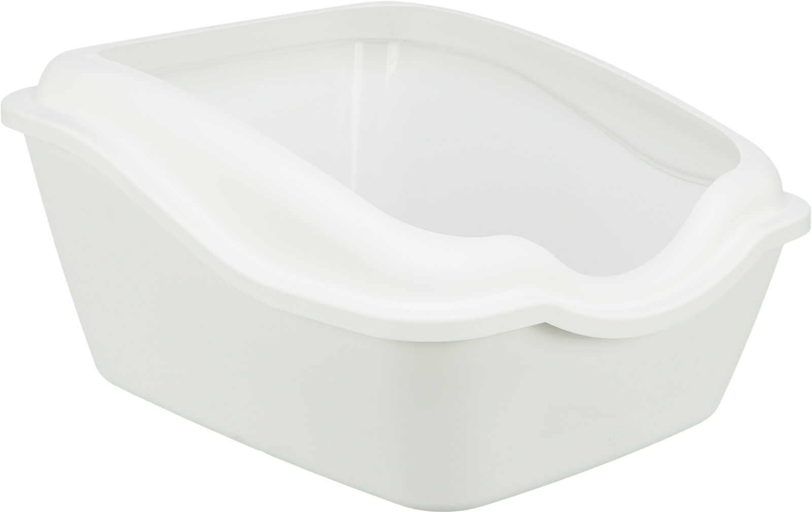 Litiere - Litiera Cleany, Cu Rama, 45 x 29 x 54 cm, Alb