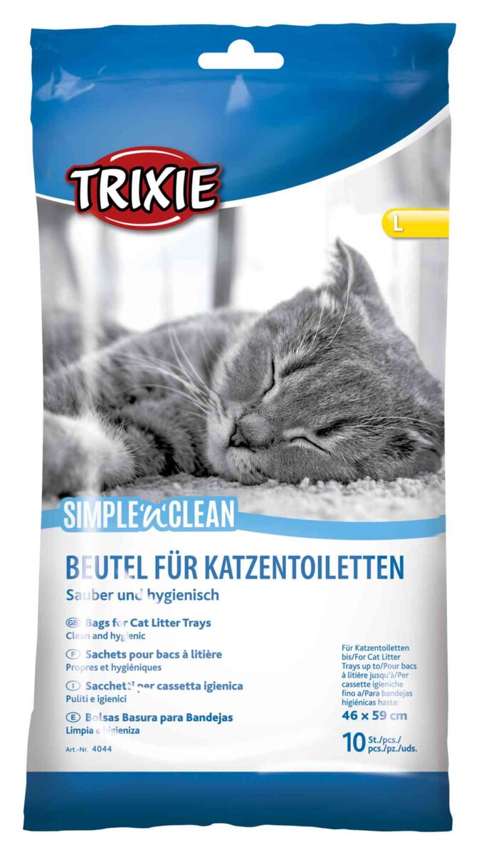 Igiena animale de companie - Pungi Igienice Simple'n'Clean, pentru Litiera, L: Pana la 46 x 59 cm, 10 buc
