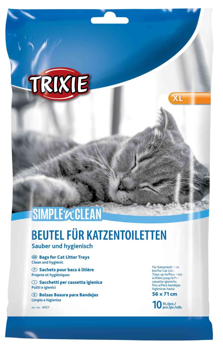 Igiena animale de companie - Pungi Igienice Simple'n'Clean, pentru Litiera, XL: Pana la 56 x 71 cm, 10 buc