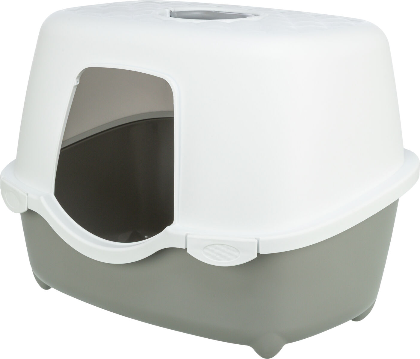 Litiera Davio Top, Cu Capac, 56 x 39 x 39 cm, Salvie/Alb [2]