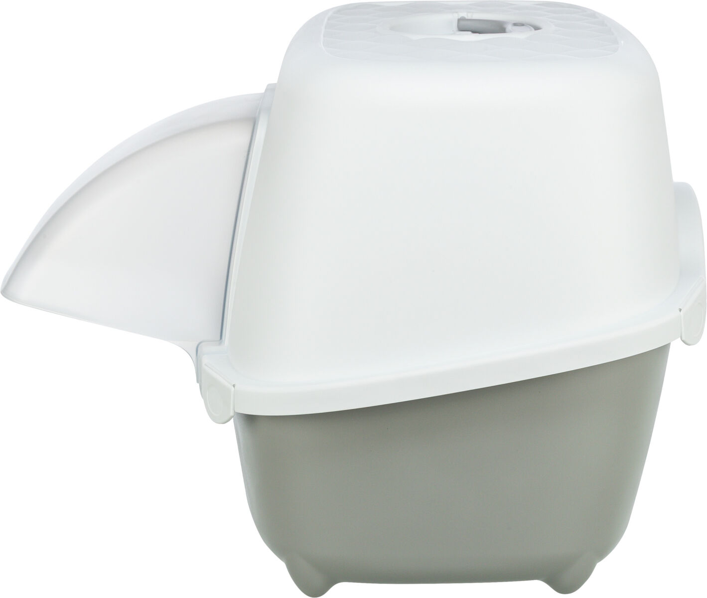Litiera Davio Top, Cu Capac, 56 x 39 x 39 cm, Salvie/Alb [3]