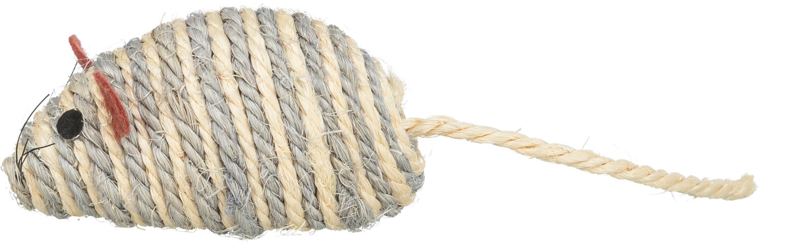 Jucarie Pentru Pisici, Soarece Sisal, Cu Clopotel, 10 cm [2]