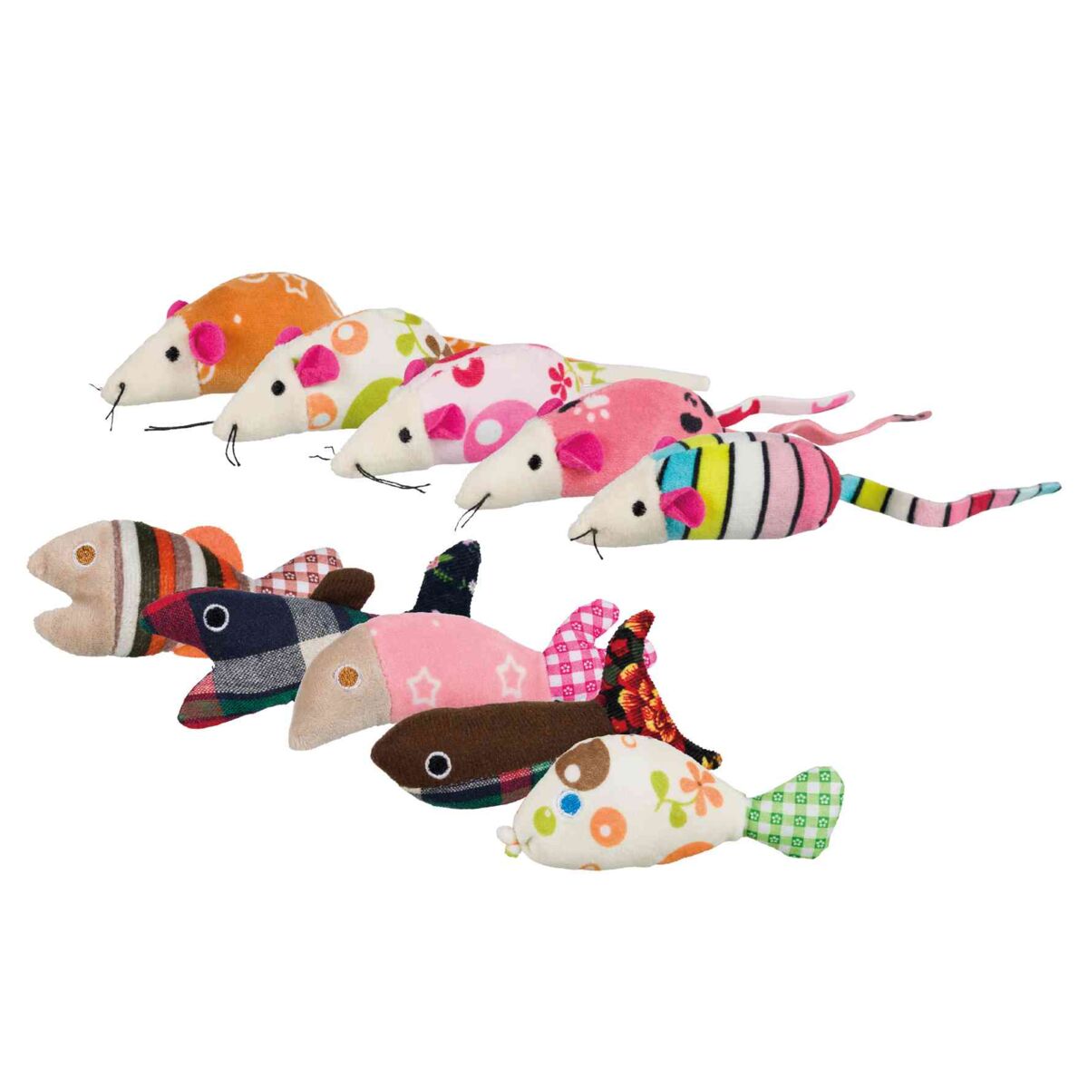 Petshop - Jucarie Pentru Pisici, Soarece Sau Peste 9 - 12 cm