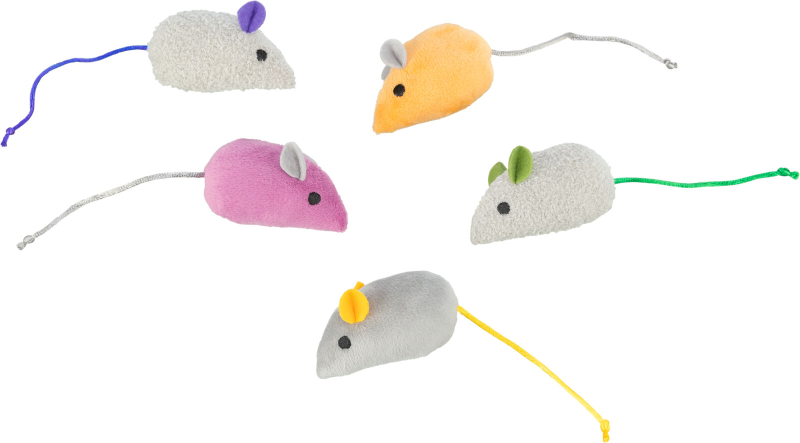 Petshop - Jucarie Pentru Pisici, Soarece Plus, 7 cm, Diverse Culori