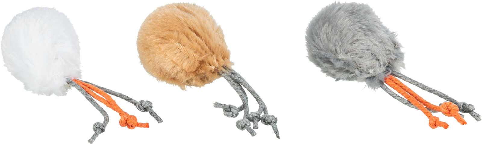 Petshop - Jucarie Pentru Pisici, Minge Cu Snur, Plus, 4 cm