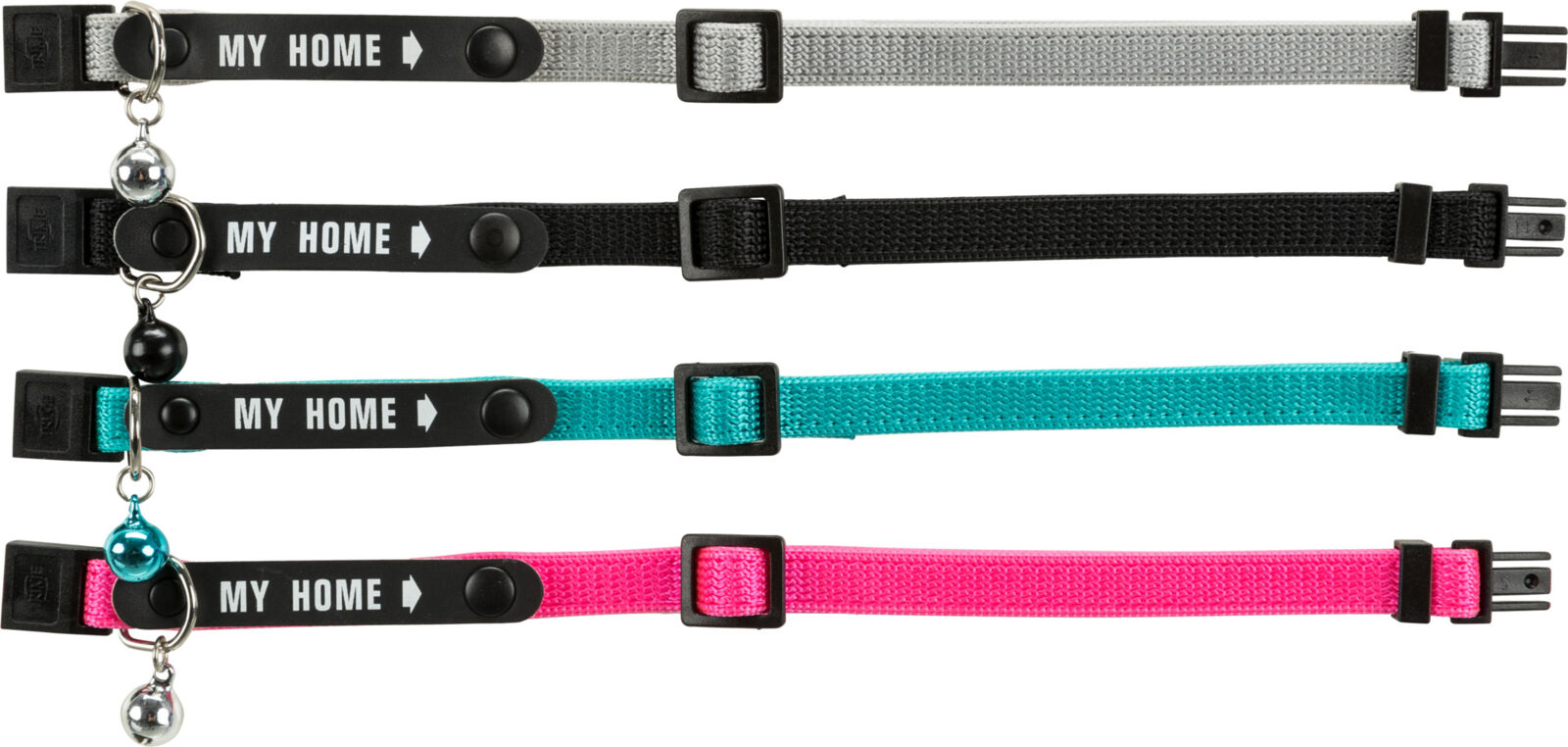 Petshop - Zgarda Pentru Pisici, Cu Adresier Si Clopotel, Diverse Culori
