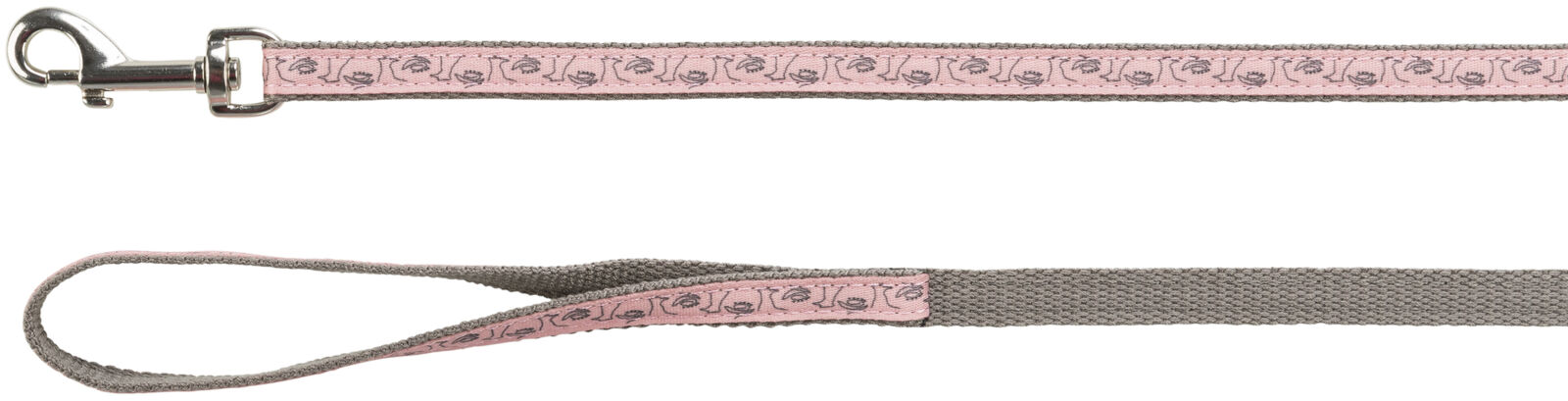 Ham Si Lesa Pentru Pisici, 27-45 cm/13 mm, 1.20 m, Roz/Gri [1]