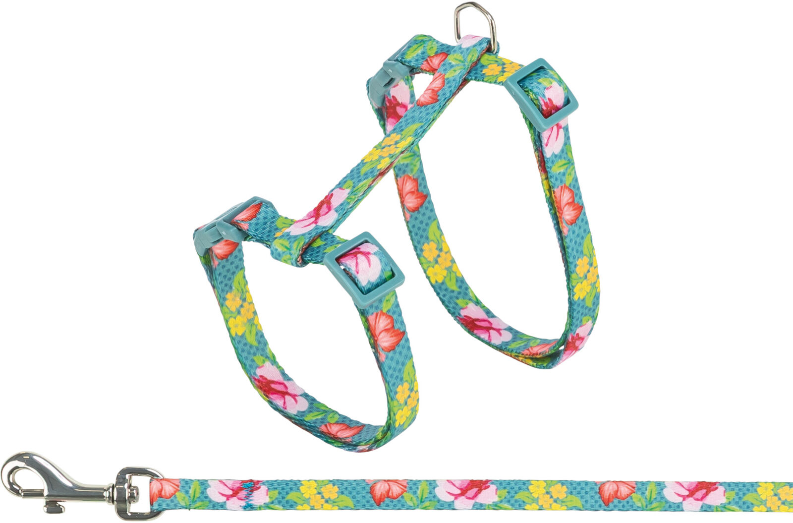 Petshop - Set Ham si Lesa pentru Pisici, 27-45 cm/10 mm, 1.20 m, Diverse Culori