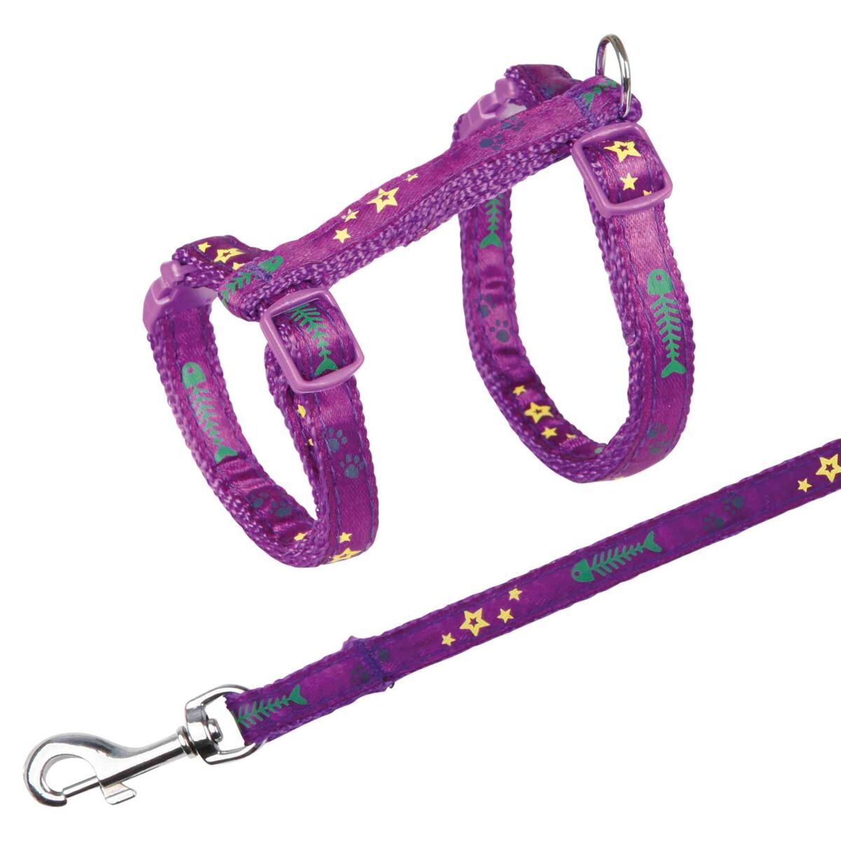 Accesorii animale de companie - Ham Si Lesa Pentru Pisici, 22-36 cm/10 mm, Diverse Culori