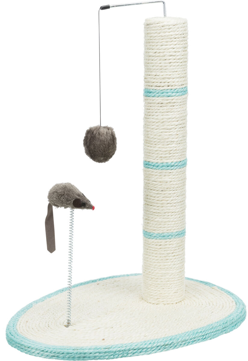 Stalp Sisal de Zgariat, cu Jucarii, 40 x 30 cm/ h: 50 cm, Diverse Culori [0]