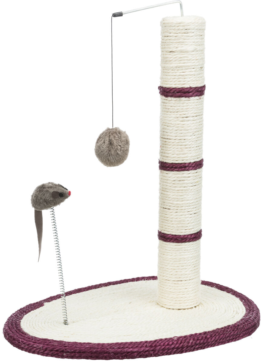 Stalp Sisal de Zgariat, cu Jucarii, 40 x 30 cm/ h: 50 cm, Diverse Culori [2]