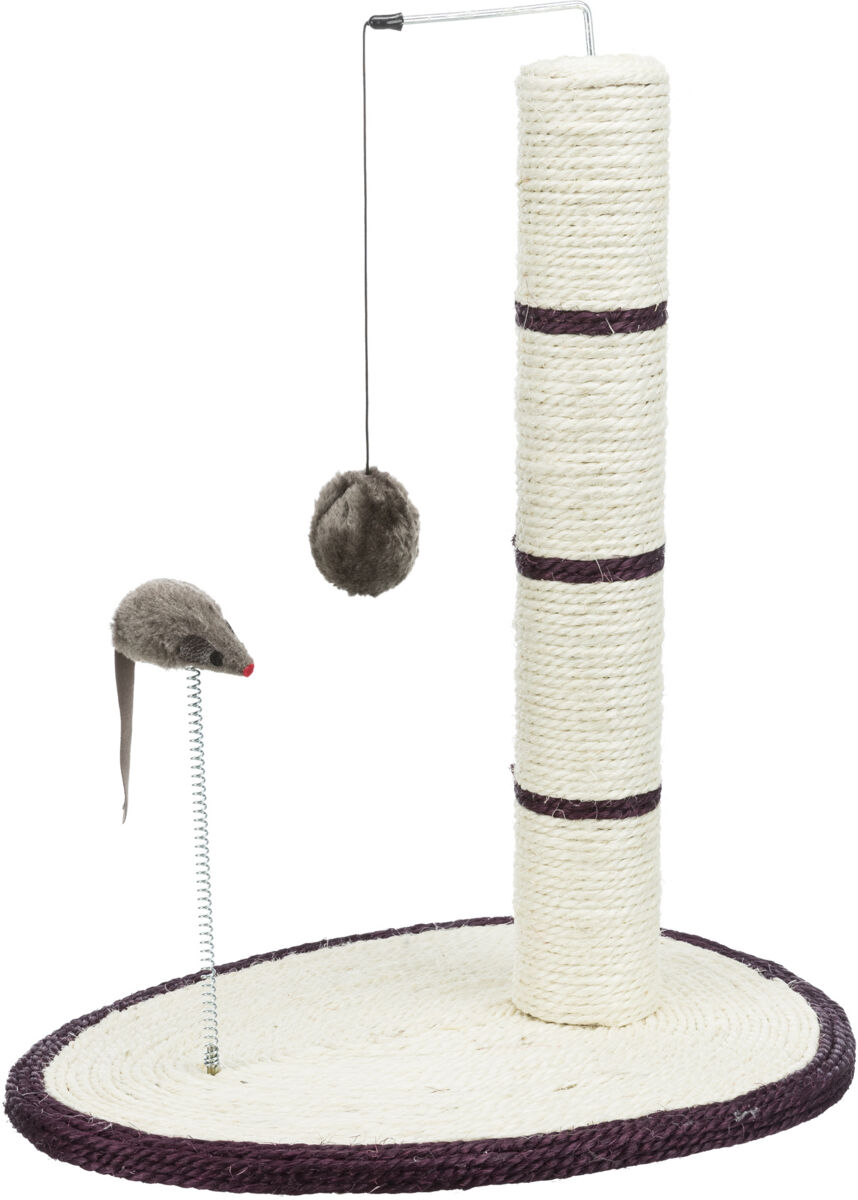 Stalp Sisal de Zgariat, cu Jucarii, 40 x 30 cm/ h: 50 cm, Diverse Culori [3]