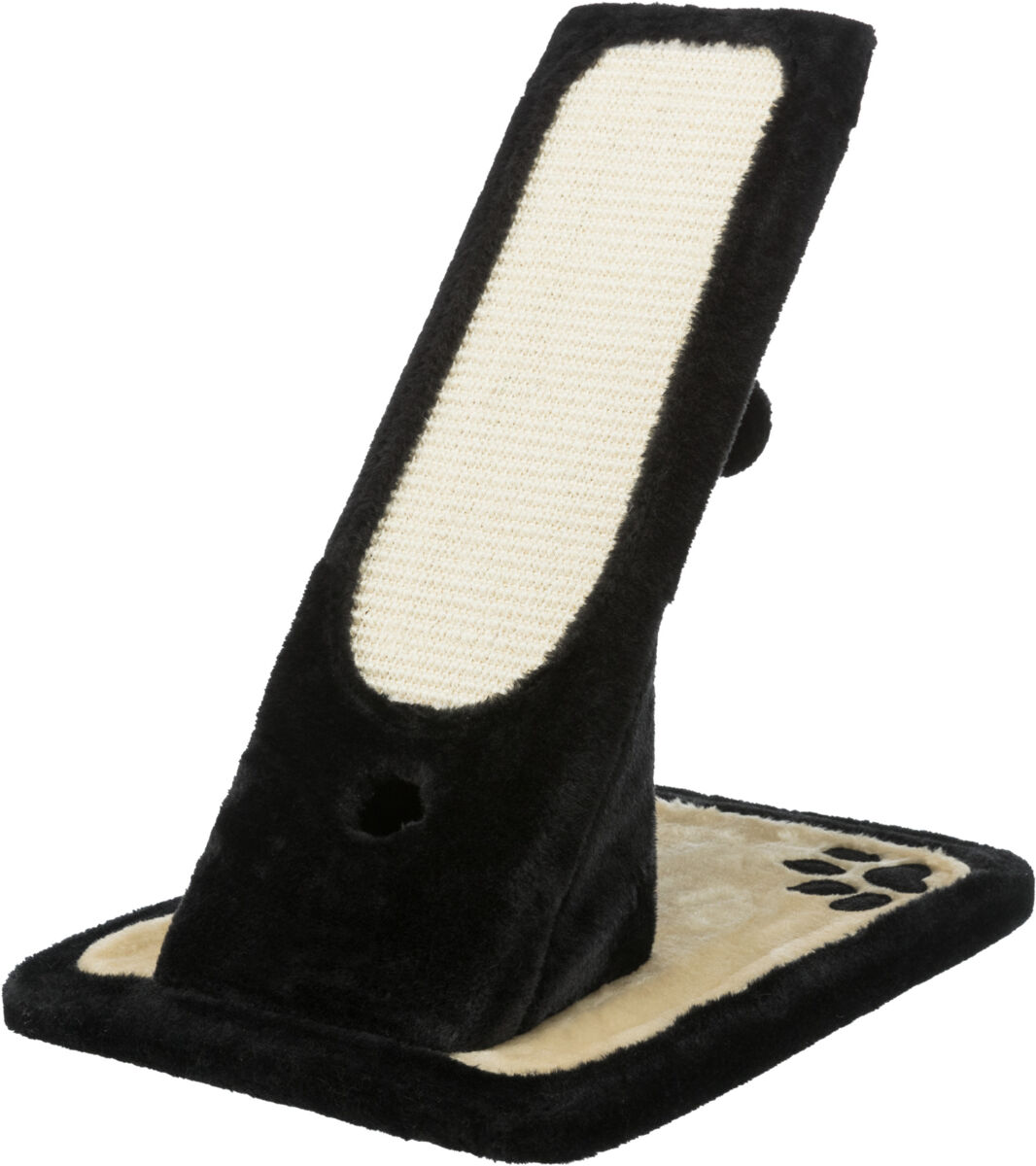 Placa cu Sisal de Zgariat, Pe Suport, 30 x 40 cm/ h: 42 cm, Negru/Bej [3]