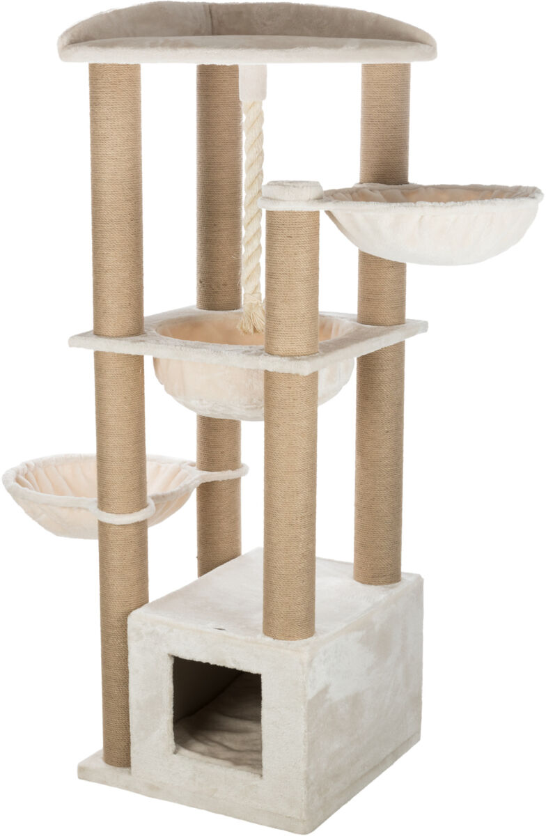 Petshop - Ansamblu Cat Tree XXL Elia, 58 x 58 x 172 cm, Crem