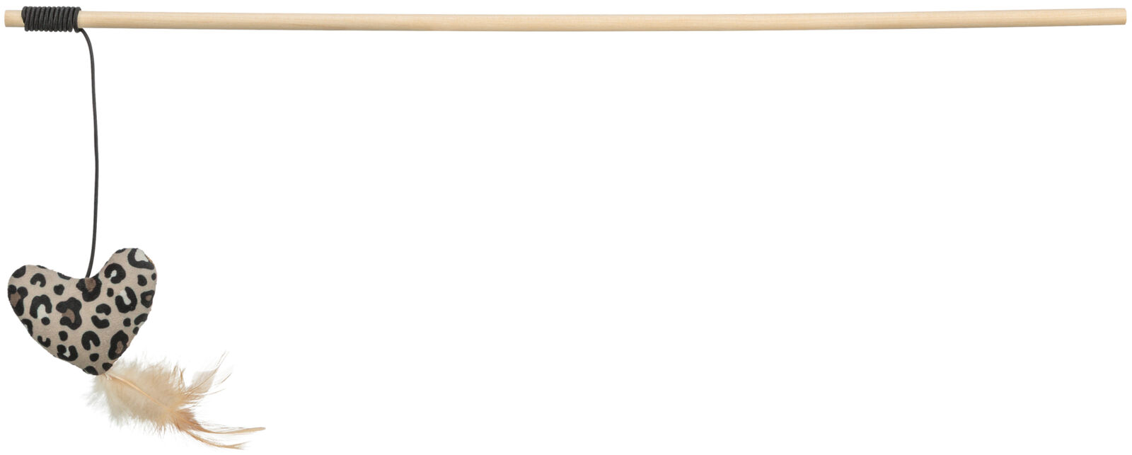 Petshop - Jucarie Pentru Pisici, Undita cu Catnip, Inima, 50 cm