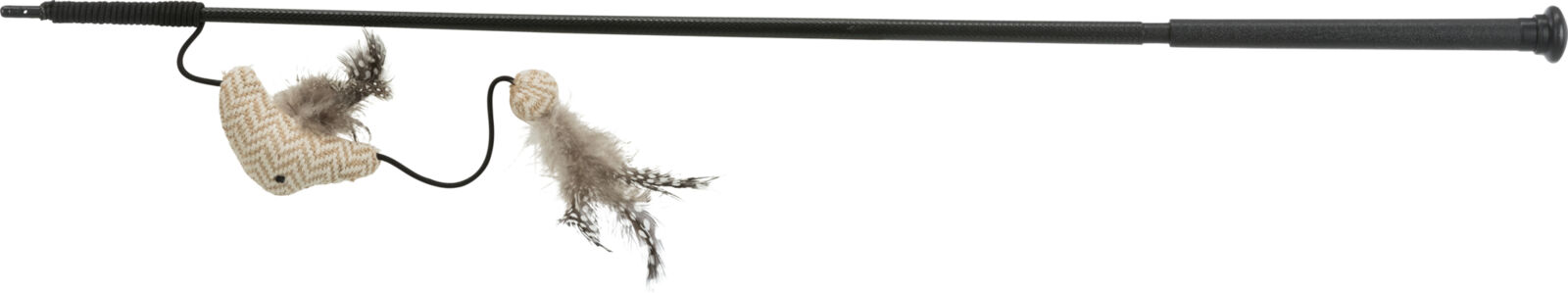 Petshop - Jucarie Pentru Pisici, Undita XXL Cu Peste, 65 cm