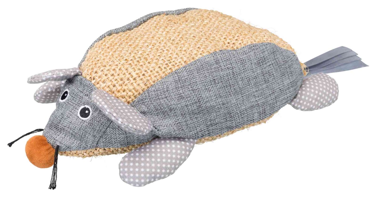 Petshop - Jucarie Pentru Pisici, Soarece Cu Catnip, Gri, 30 cm