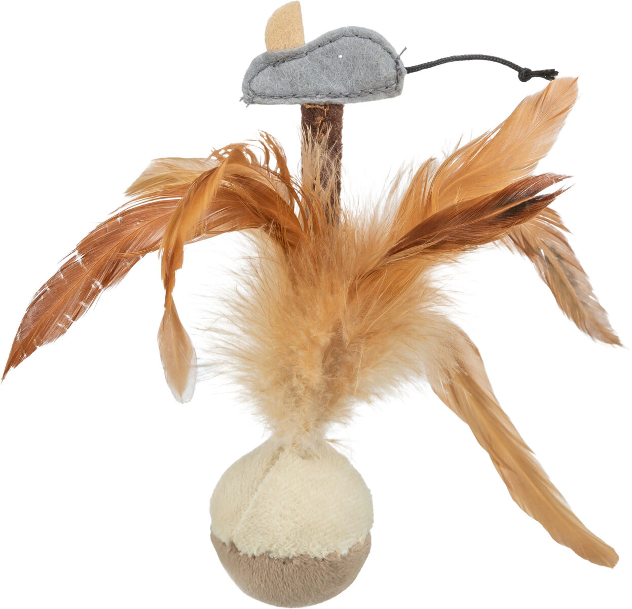 Petshop - Jucarie Pentru Pisici, Fluturasul Bobo, Cu Sunet, 15 cm