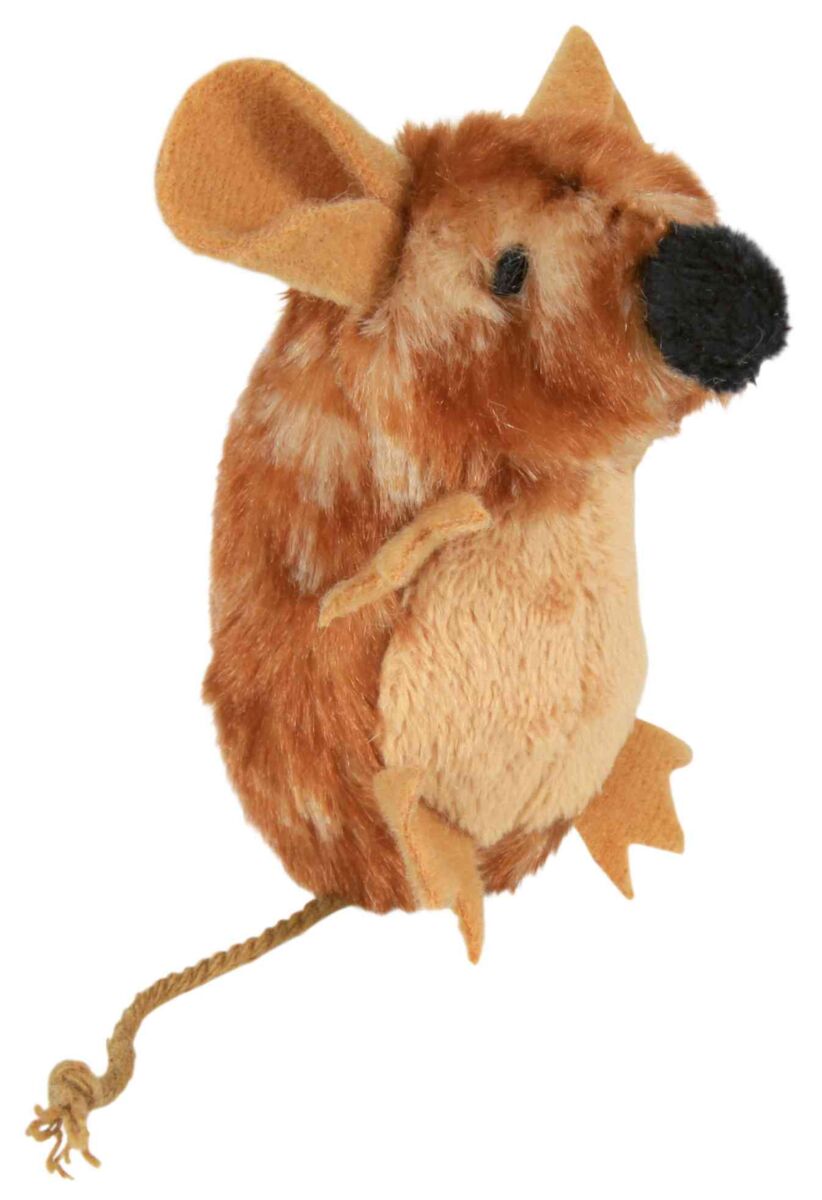 Petshop - Jucarie Pentru Pisici, Soarece, Plus, Cu Sunet, 8 cm