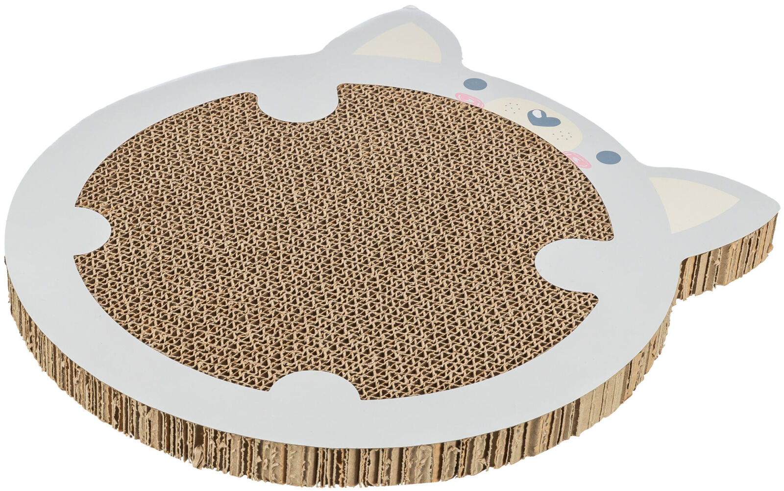 Petshop - Carton de Zgariat, Junior, Forma Urs, 31 x 2.5 x 32.5 cm, Gri