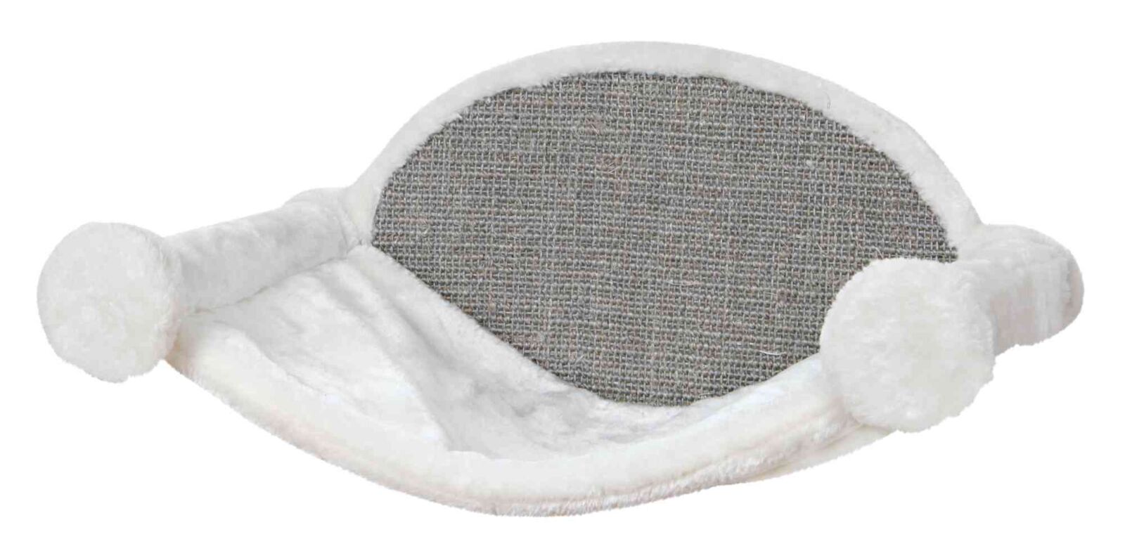 Petshop - Sezlong pentru Montare Pe Perete, 54 x 28 x 33 cm, Alb/Gri