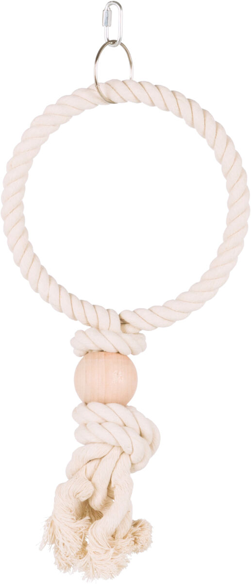 Petshop - Jucarie Pentru Pasari, Inel De Sfoara, 19 cm
