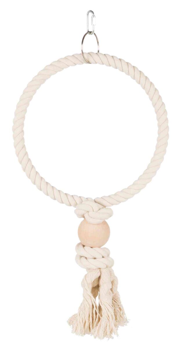 Petshop - Jucarie Pentru Pasari, Inel De Sfoara, 24 cm