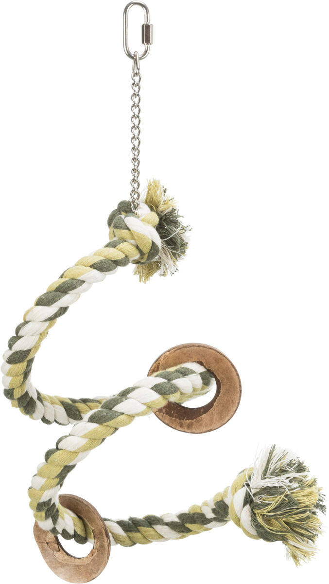 Petshop - Jucarie Pentru Pasari, Spirala Cu Sfoara, 50 cm/21 mm