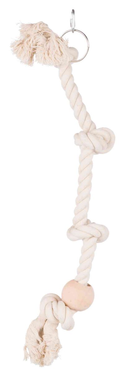 Petshop - Jucarie Pentru Pasari, Sfoara Cu Noduri, 60 cm/23 mm