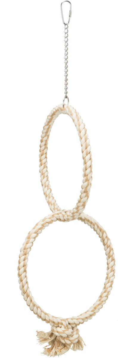 Petshop - Jucarie Pentru Pasari, Inele De Franghie, 16 cm