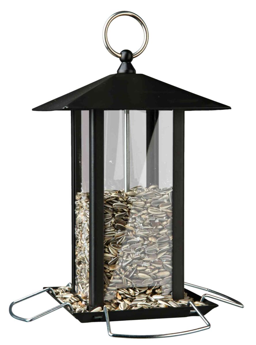 Hranitor Exterior, Suspendat, Metal, 1000 ml/20 cm, Negru [1]