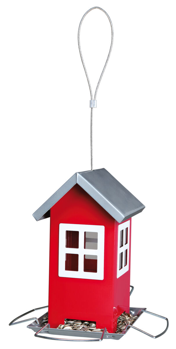 Hranitor Exterior, Suspendat, Metal, 1.000 ml/20 cm, Rosu [1]