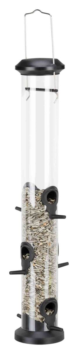 Petshop - Hranitor Exterior Suspendat, Plastic, 1,000 ml/48 cm, Negru